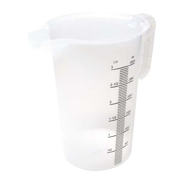 Pro-Measures Polypropylene Measuring Jug 3Ltr fd328