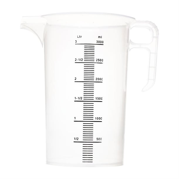 Pro-Measures Polypropylene Measuring Jug 3Ltr fd328