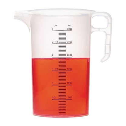 Pro-Measures Polypropylene Measuring Jug 3Ltr fd328
