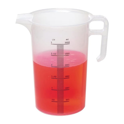 Pro-Measures Polypropylene Measuring Jug 3Ltr fd328