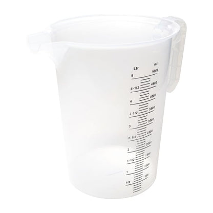 Pro-Measures Polypropylene Measuring Jug 5Ltr fd329