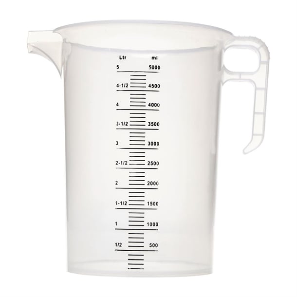 Pro-Measures Polypropylene Measuring Jug 5Ltr fd329