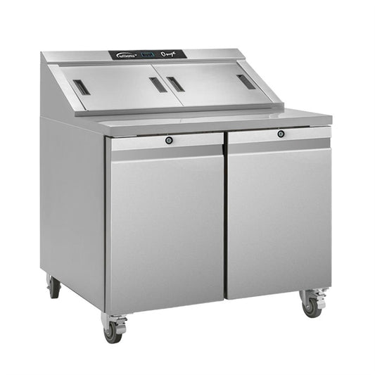 Williams Onyx Double Door Refrigerated Prep Counter 355Ltr CPC2-SS fd366