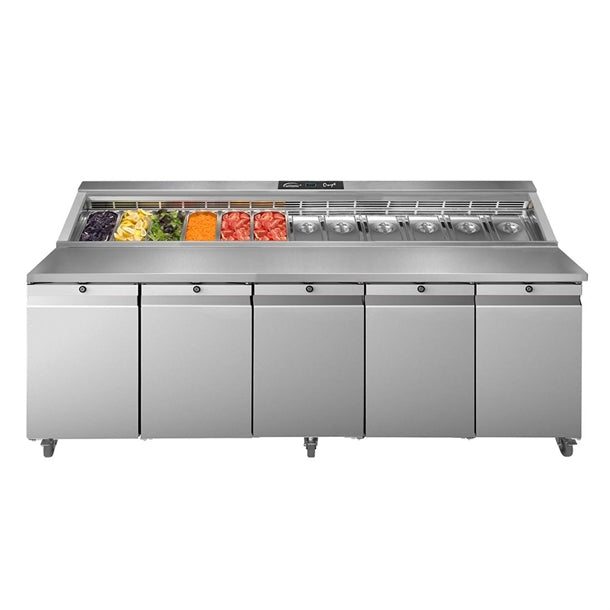 Williams Onyx Refrigerated Prep Counter 1137Ltr CPC5-SS fd369