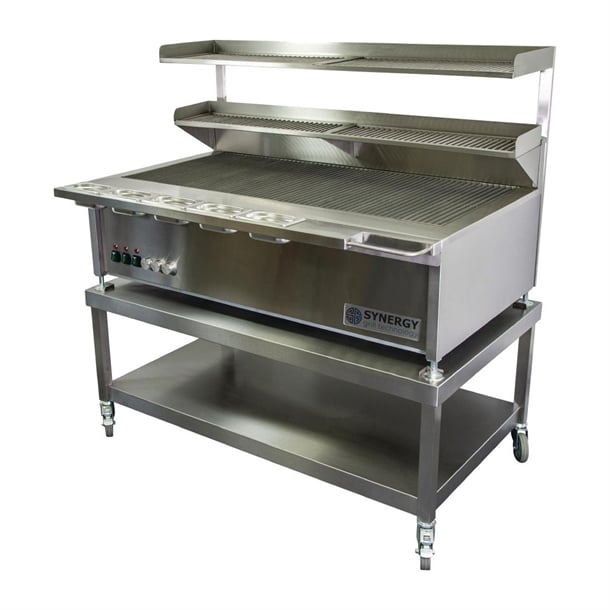 Synergy Grill Gas Chargrill with Garnish Rail and Slow Cook Shelf ST1300 fd493