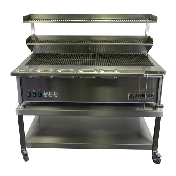 Synergy Grill Gas Chargrill with Garnish Rail and Slow Cook Shelf ST1300 fd493