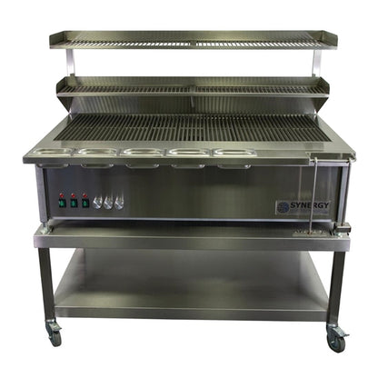 Synergy Grill Gas Chargrill with Garnish Rail and Slow Cook Shelf ST1300 fd493
