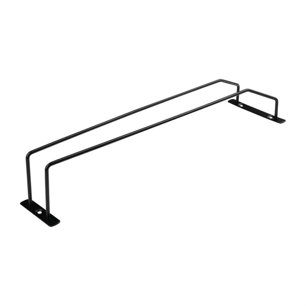 Olympia Wine Glass Rack Black 406mm fd988