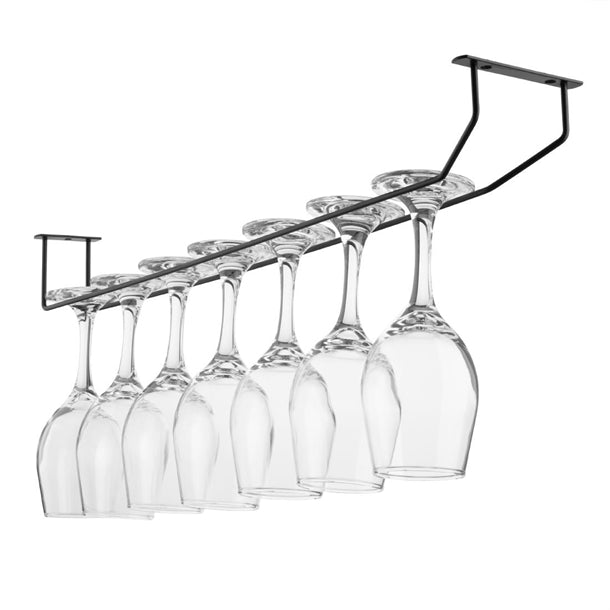 Olympia Wine Glass Rack Black 610mm fd989