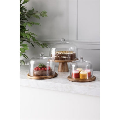 Olympia Glass Cake Stand Dome cs014