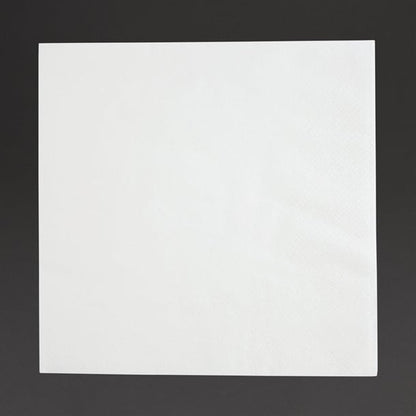 Fiesta Recyclable Lunch Napkin White 30x30cm 1ply 1/4 Fold (5000 Pack) fe212