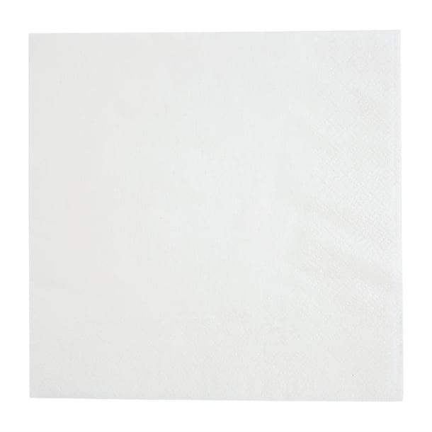 Fiesta Recyclable Lunch Napkin White 30x30cm 1ply 1/4 Fold (5000 Pack) fe212