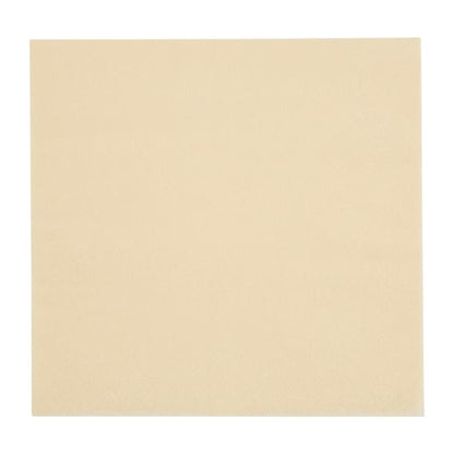 Fiesta Recyclable Lunch Napkin Cream 33x33cm 2ply 1/4 Fold (2000 Pack) fe220