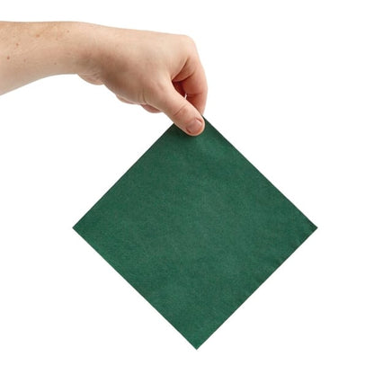 Fiesta Recyclable Lunch Napkin Green 33x33cm 2ply 1/4 Fold (2000 Pack) fe223