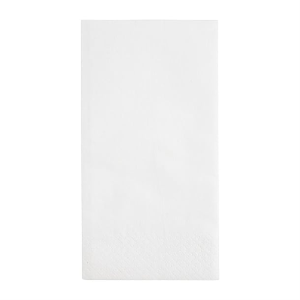 Fiesta Recyclable Lunch Napkin White 330x330mm 2ply 1/8 Fold (2000 Pack) fe227