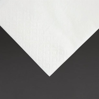 Fiesta Recyclable Lunch Napkin White 330x330mm 2ply 1/8 Fold (2000 Pack) fe227