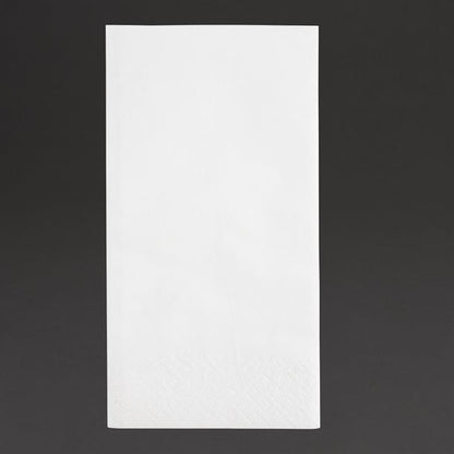 Fiesta Recyclable Lunch Napkin White 330x330mm 2ply 1/8 Fold (2000 Pack) fe227