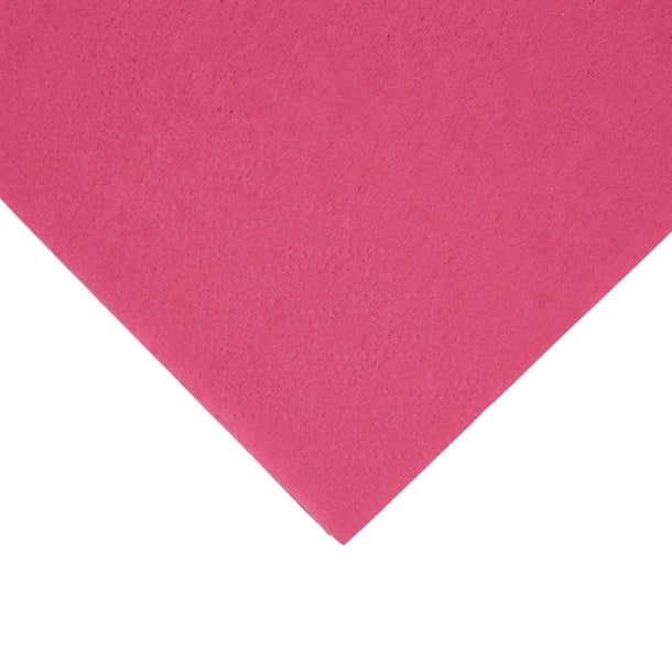 Fiesta Recyclable Lunch Napkin Pink 33x33cm 2ply 1/8 Fold (2000 Pack) fe230