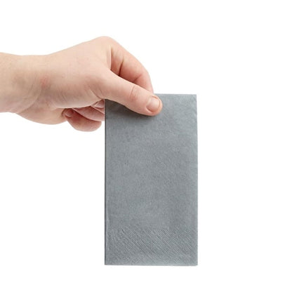 Fiesta Recyclable Lunch Napkin Grey 33x33cm 2ply 1/8 Fold (2000 Pack) fe231