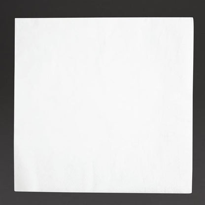Fiesta Recyclable Dinner Napkin White 40x40cm 2ply 1/4 Fold (2000 Pack) fe235