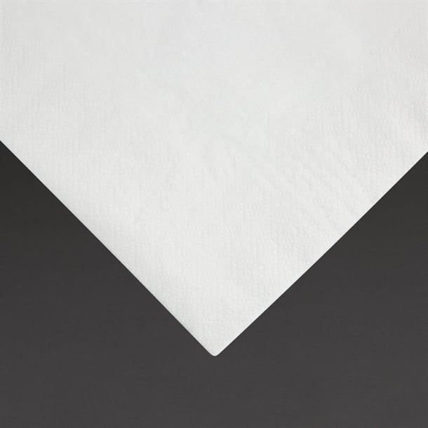 Fiesta Recyclable Dinner Napkin White 40x40cm 2ply 1/4 Fold (2000 Pack) fe235