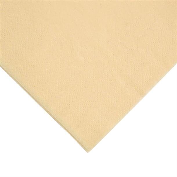 Fiesta Recyclable Dinner Napkin Cream 40x40cm 2ply 1/4 Fold (2000 Pack) fe236