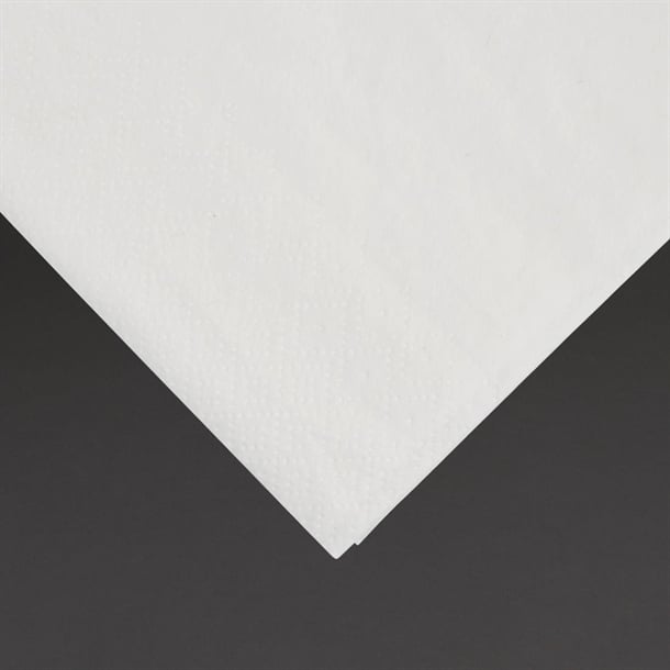 Fiesta Recyclable Dinner Napkin White 40x40cm 2ply 1/8 Fold (2000 Pack) fe243