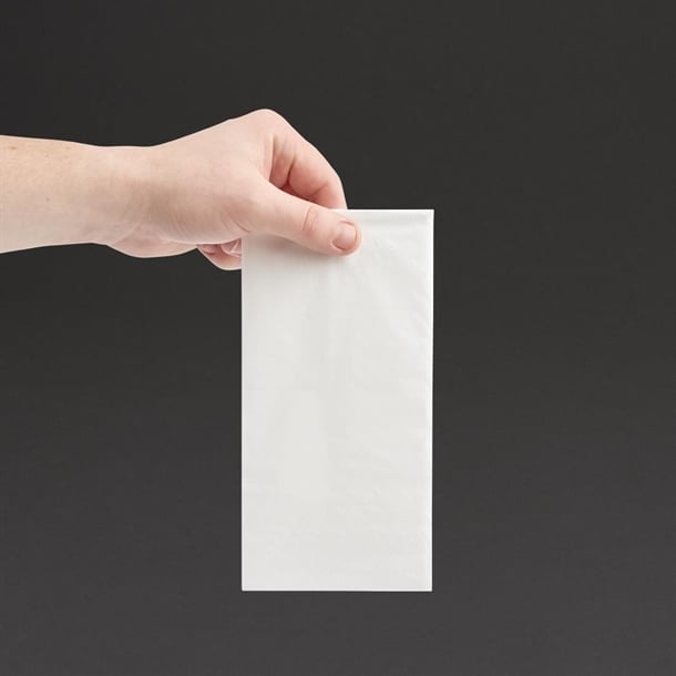 Fiesta Recyclable Dinner Napkin White 40x40cm 2ply 1/8 Fold (2000 Pack) fe243