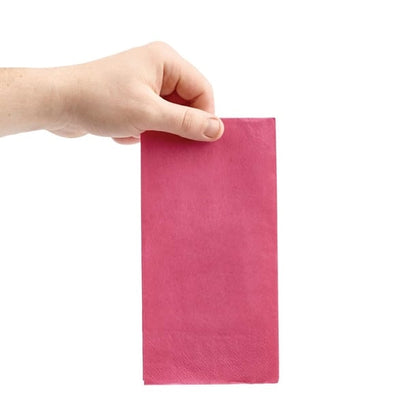 Fiesta Recyclable Dinner Napkin Pink 40x40cm 2ply 1/8 Fold (2000 Pack) fe246