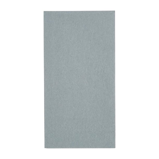 Fiesta Recyclable Dinner Napkin Grey 40x40cm 2ply 1/8 Fold (2000 Pack) fe247