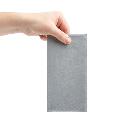 Fiesta Recyclable Dinner Napkin Grey 40x40cm 2ply 1/8 Fold (2000 Pack) fe247