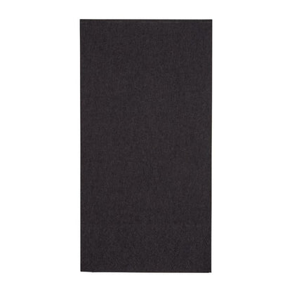 Fiesta Recyclable Dinner Napkin Black 40x40cm 2ply 1/8 Fold (2000 Pack) fe249