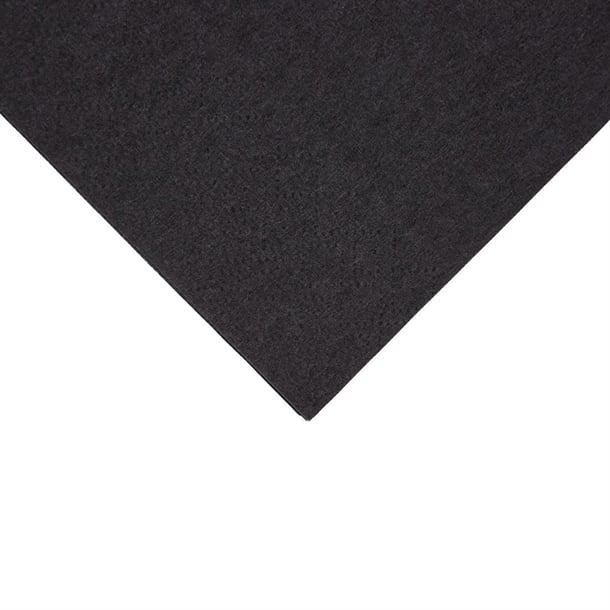 Fiesta Recyclable Dinner Napkin Black 40x40cm 2ply 1/8 Fold (2000 Pack) fe249