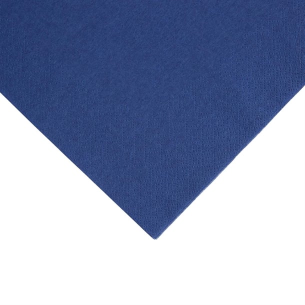 Fiesta Recyclable Dinner Napkin Dark Blue 40x40cm 3ply 1/4 Fold (1000 Pack) fe256