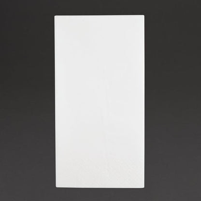 Fiesta Recyclable Dinner Napkin White 40x40cm 3ply 1/8 Fold (1000 Pack) fe258