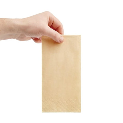 Fiesta Recyclable Dinner Napkin Cream 40x40cm 3ply 1/8 Fold (1000 Pack) fe259