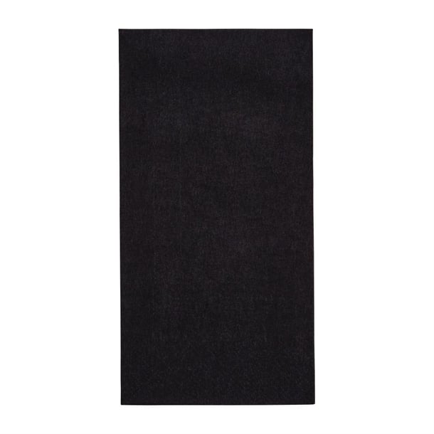 Fiesta Recyclable Dinner Napkin Black 40x40cm 3ply 1/8 Fold (1000 Pack) fe261