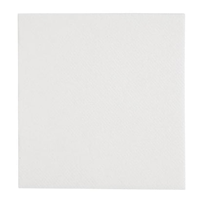 Fiesta Recyclable Premium Tablin Cocktail Napkin White 24x24cm Airlaid 1/4 Fold (2400 Pack) fe262
