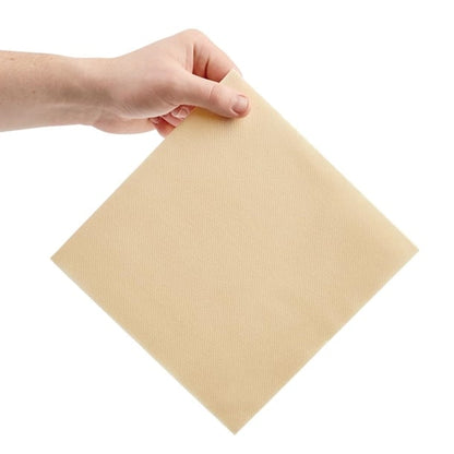 Fiesta Recyclable Premium Tablin Dinner Napkin Cream 40x40cm Airlaid 1/4 Fold (500 Pack) fe265