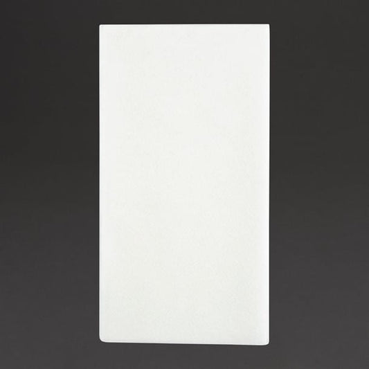Fiesta Recyclable Premium Tablin Dinner Napkin White 40x40cm (500 Pack) fe271