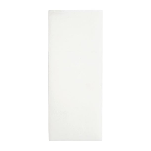 Fiesta Recyclable Premium Tablin Dinner Napkin White 48x40cm Airlaid Pocket Fold (400 Pack) fe277