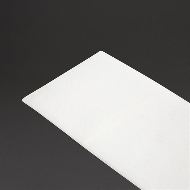 Fiesta Recyclable Premium Tablin Dinner Napkin White 48x40cm Airlaid Pocket Fold (400 Pack) fe277
