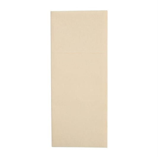 Fiesta Recyclable Premium Tablin Dinner Napkin Cream 48x40cm Airlaid Pocket Fold (400 Pack) fe278