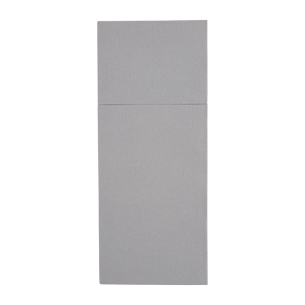 Fiesta Recyclable Premium Tablin Dinner Napkin Grey 48x40cm Airlaid Pocket Fold (400 Pack) fe279