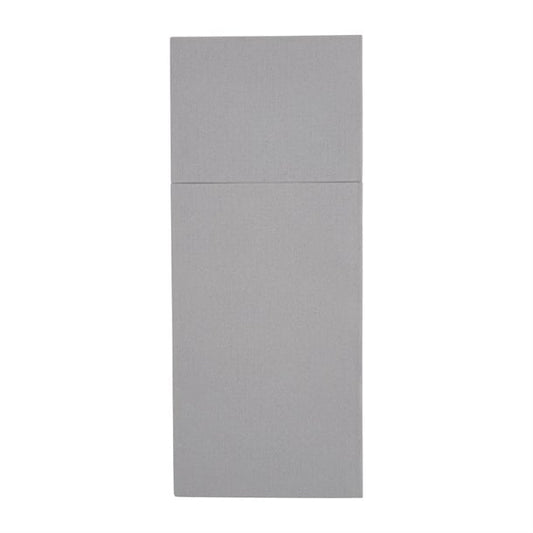 Fiesta Recyclable Premium Tablin Dinner Napkin Grey 48x40cm Airlaid Pocket Fold (400 Pack) fe279