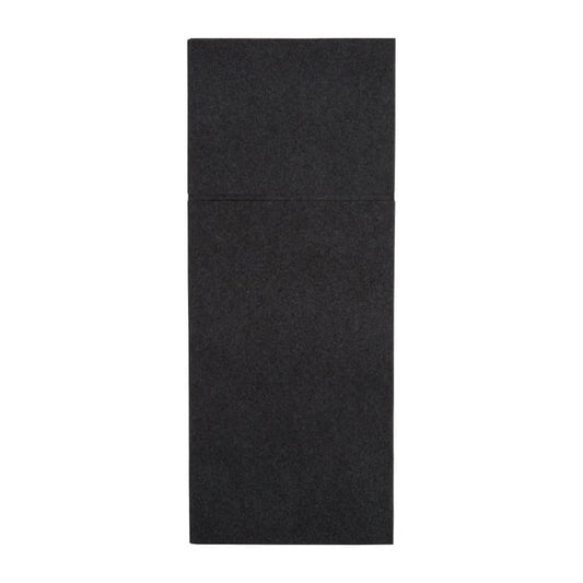 Fiesta Recyclable Premium Tablin Dinner Napkin Black 48x40cm Airlaid Pocket Fold (400 Pack) fe280