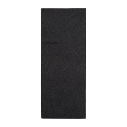 Fiesta Recyclable Premium Tablin Dinner Napkin Black 48x40cm Airlaid Pocket Fold (400 Pack) fe280
