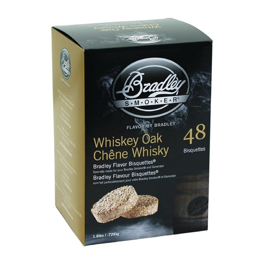 Bradley Food Smoker Whisky Oak Flavour Bisquette (48 Pack) fe643