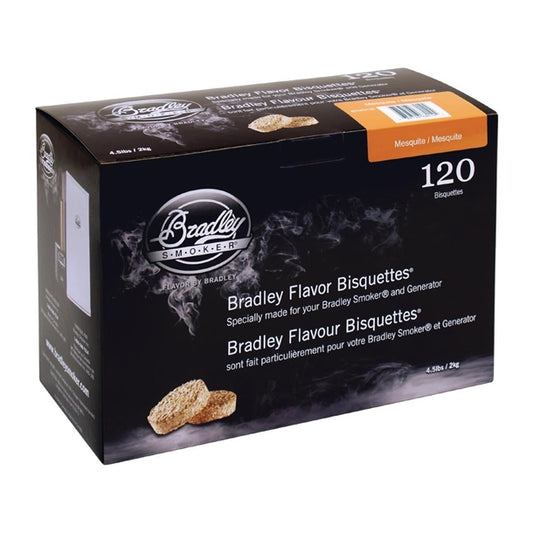 Bradley Food Smoker Mesquite Flavour Bisquette (120 Pack) fe657