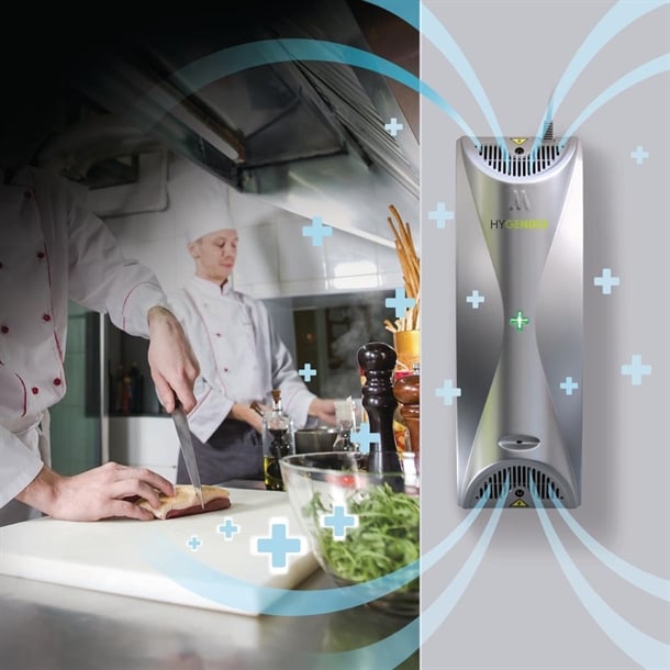HyGenikx Air Steriliser for General Areas Titanium Finish HGX-T-10-S fe687